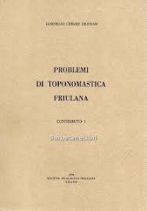 Copertina  2 : Problemi di toponomastica friulana