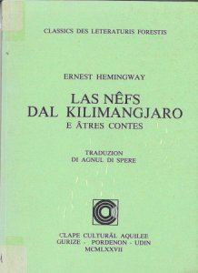 Copertina  Las nêfs dal Kilimangjaro e âtres contes