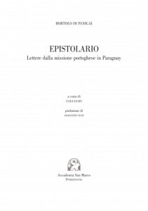 Copertina  Epistolario : lettere dalla missione portoghese in Paraguay